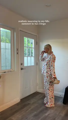 A post by @averykroll1 on TikTok caption: really had to trust myself and do what was right for me even though I hate canceling. I knew forcing myself when I mentally needed a break wasn't a good idea @Clean Simple Eats @Alani Nutrition #morningroutine #morning #Vlog #walk #college #Summer #realistic #sandiego #MentalHealth  #wellness #pilates #morningwalk #protein #coffee #influencer #california #pajamas #set 