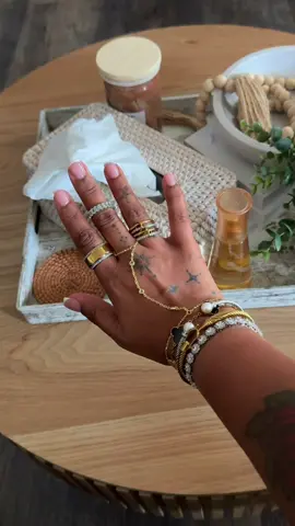 A post by @the_diaries_of_nakiah on TikTok caption: #ouraring #jewelrystack #foryou #jewelrytour 