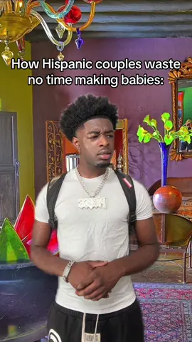 A post by @chefpierce on TikTok caption: I know I’m not tripping, ’cause I done observed this with my own two eyes. Now granted, anybody from any race could move this fast, BUT I grew up around Hispanics, SO I DONE SEEN IT. 💀 They don’t wait for nothing. Baby number two be out before either of them turn 23. #fyp 