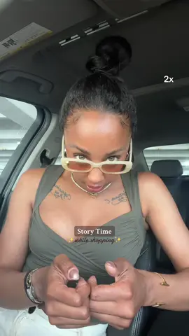 A post by @teamdela on TikTok caption: Like why are you so aggressive 🫩 #whileshopping #StoryTime #girlhacks 