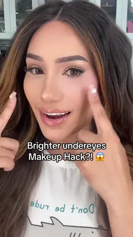 A post by @candylover89 on TikTok caption: Brighter undereyes makeup hack 😱 @Beauty Creations Cosmetics @Evettexo @tarte cosmetics #candylover89 #makeup #maquillaje #makeuptutorial #tutorial 