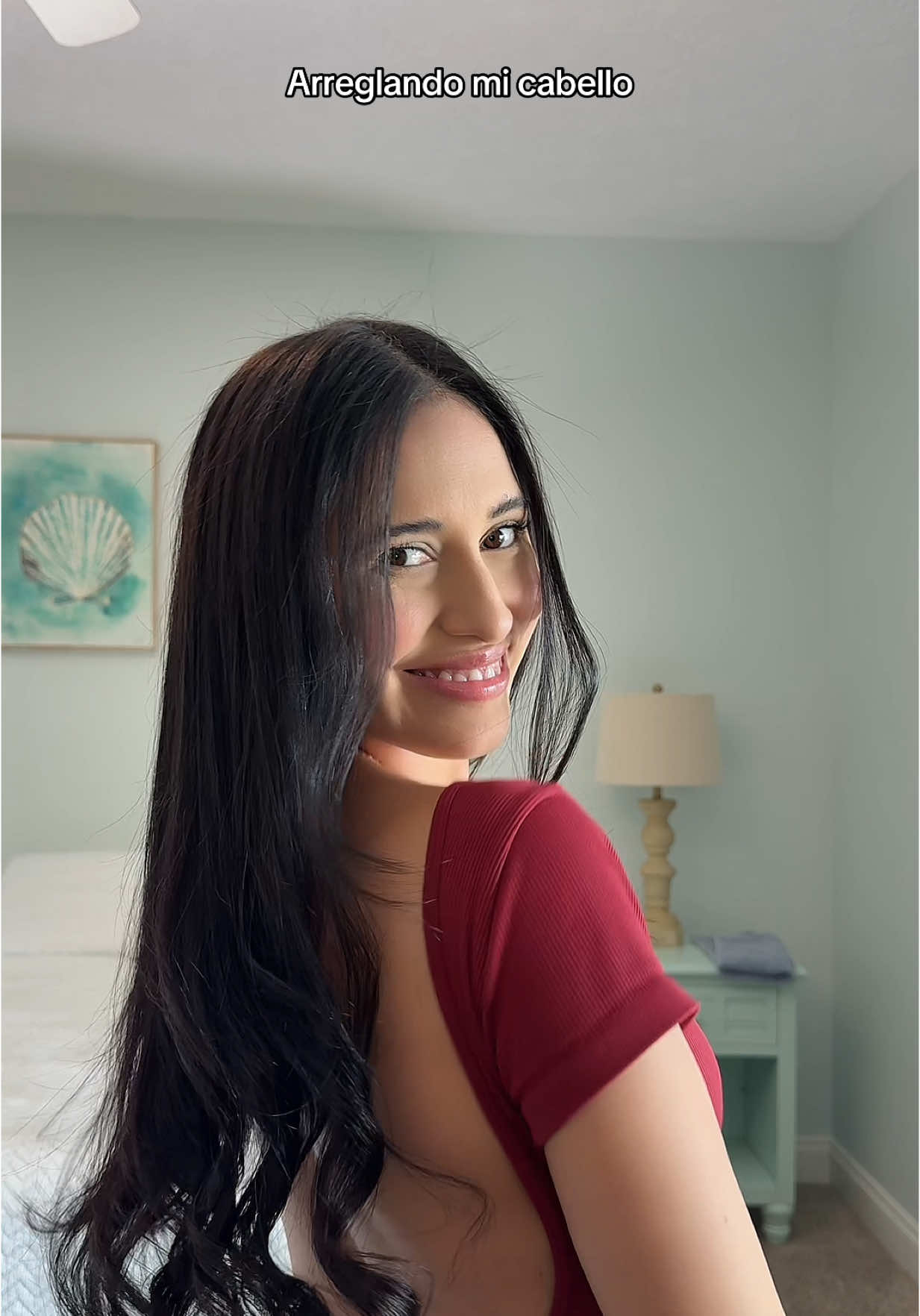 A post by @jassminabrego on TikTok caption: #hair 
