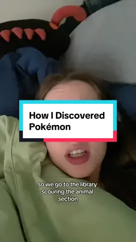 A post by @soundoftheforest on TikTok caption: We did go to the library and read some books about Pokémon after we figured out what it was.  #a#autisticadulta#autisma#autistic