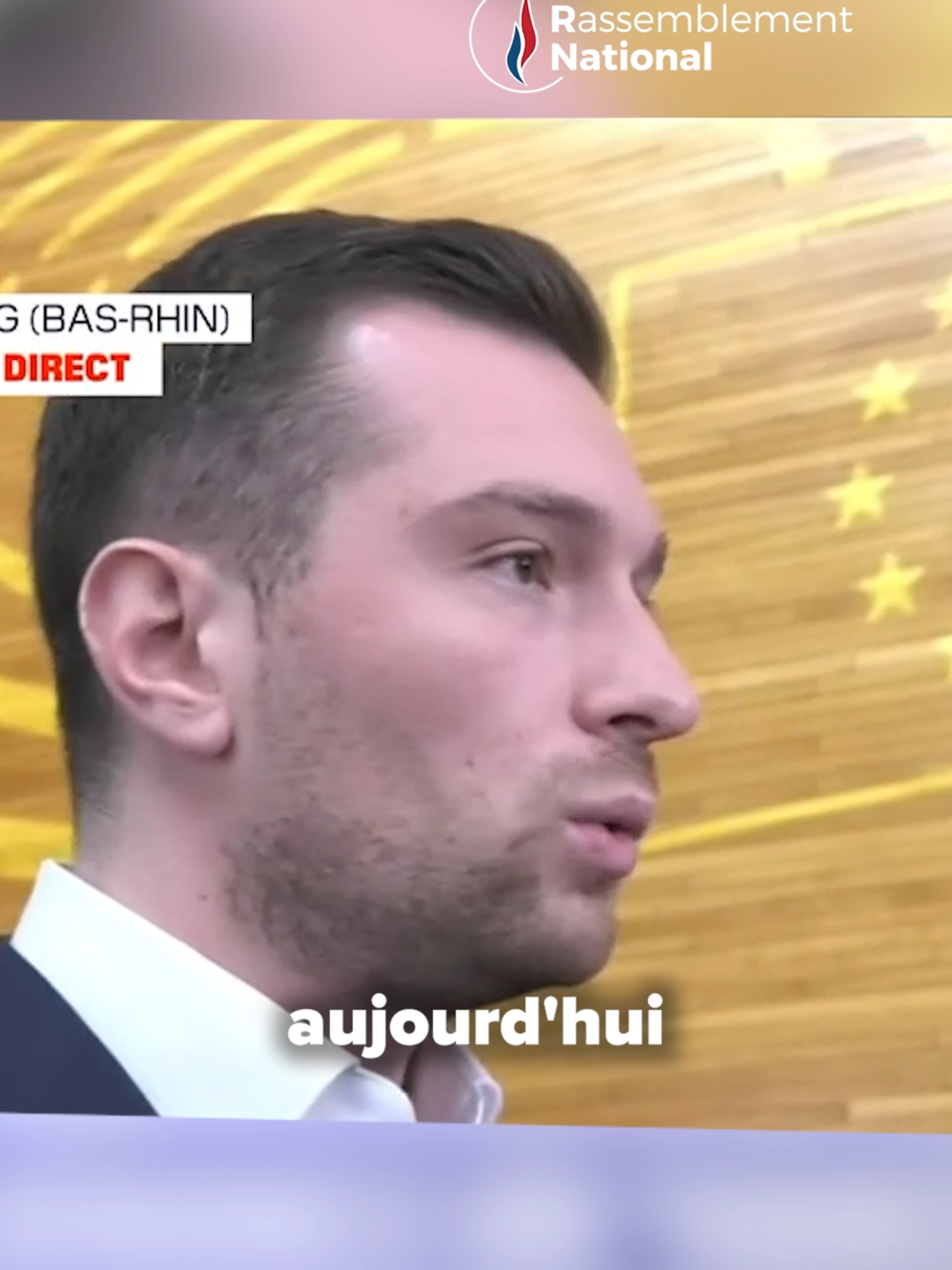 A post by @rnational_off on TikTok caption: Rien ni personne ne nous empêchera de porter l’espérance de millions de Français !