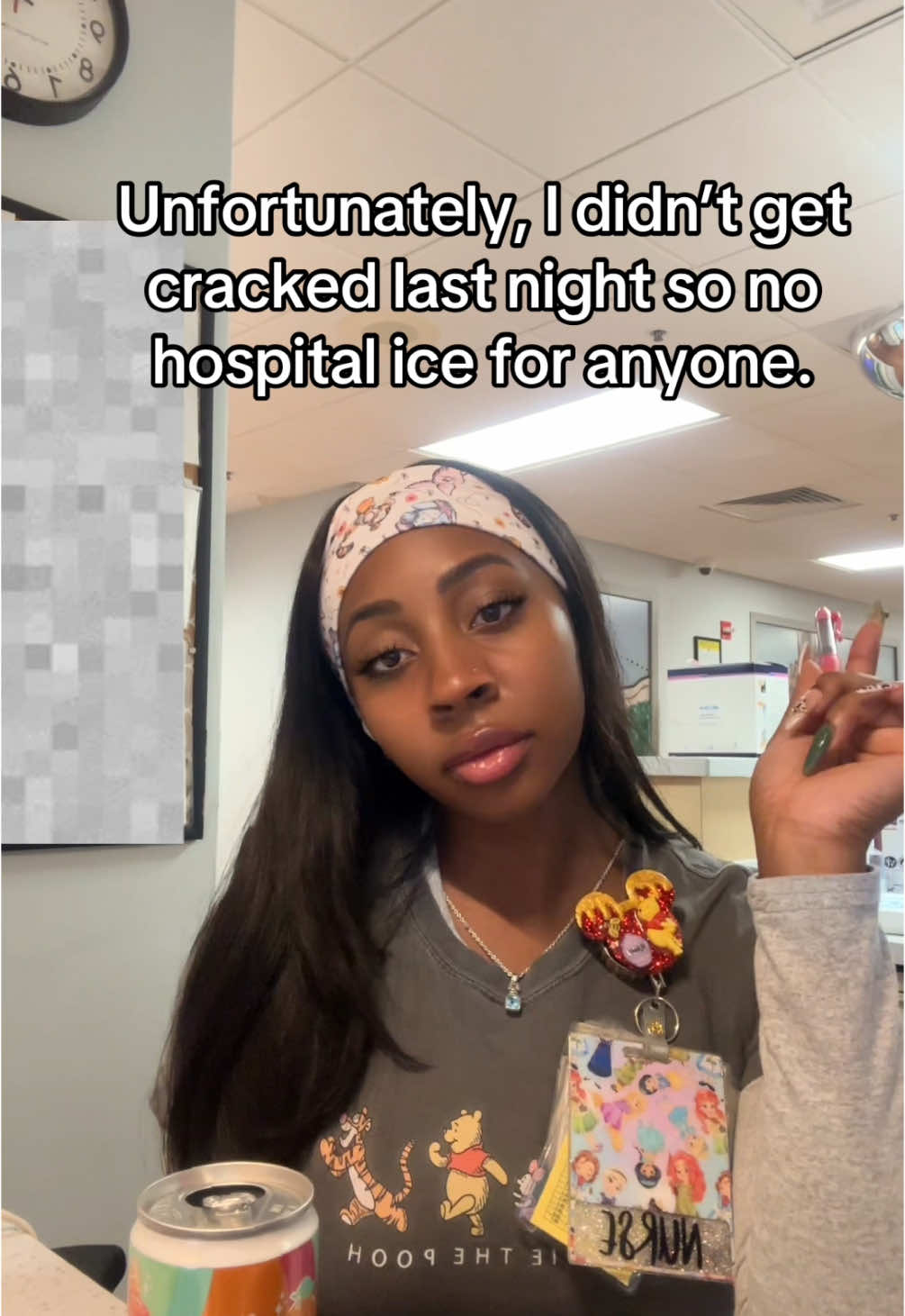 A post by @kaurynjay on TikTok caption: Don’t be mad at me. Do not be mad at me!🫠 #kaurynjay #nursebaddiekj #nursesoftiktok #nurse #nursetok #nursesoftiktok #nursesofinstagram #registerednurse #hospital #hospitallife #trending 