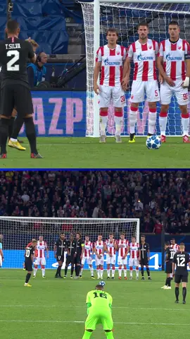 A post by @championsleague on TikTok caption: Two in the same game 😳 #UCL #Neymar