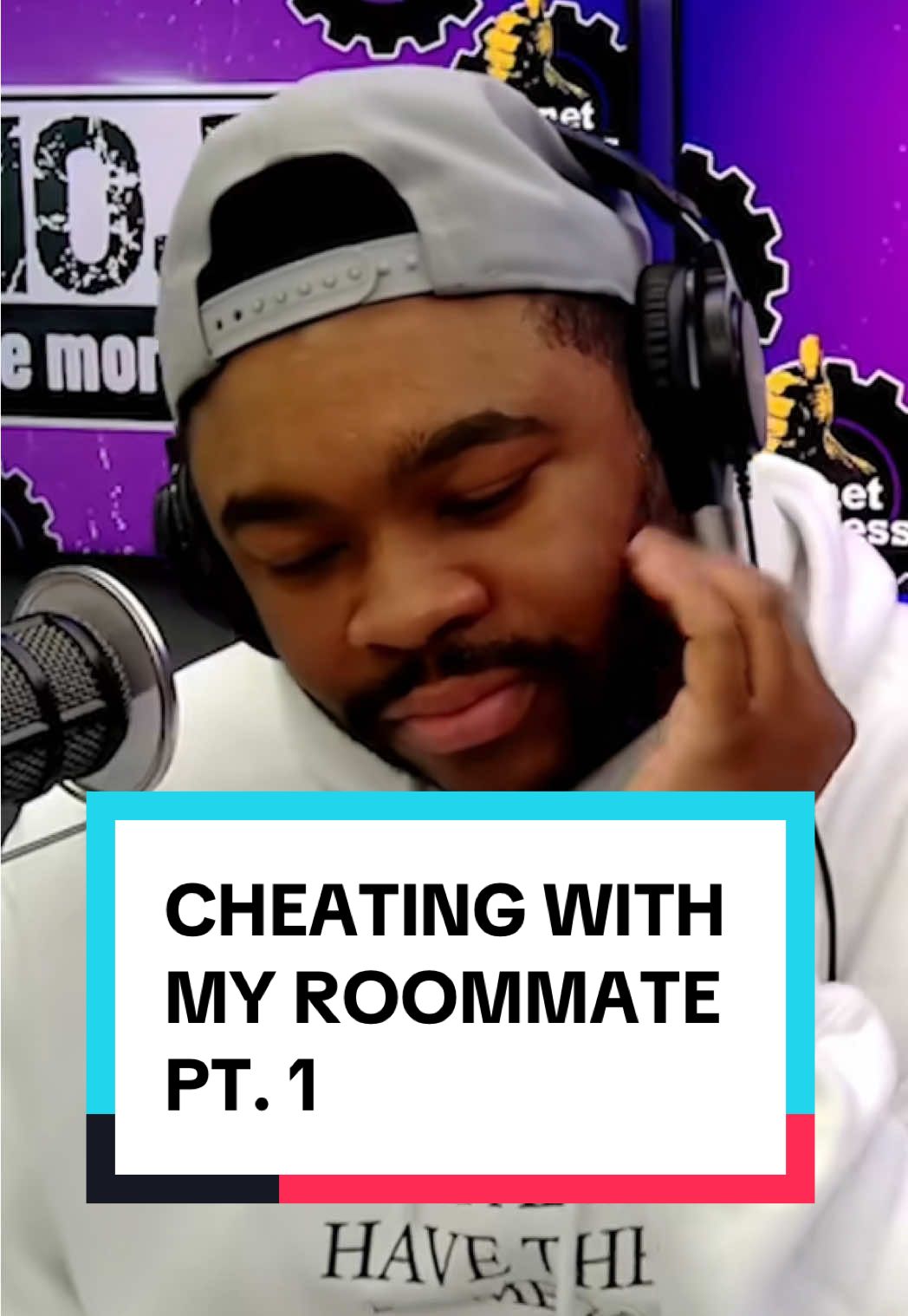 A post by @channel955detroit on TikTok caption: Nick thinks his girlfriend Abby is cheating on him with their other roommate in the house after getting an odd text. He’s never suspected that his girlfriend could be cheating until he starts to notice his roommate and her getting a little flirty… Listen to the full segment on our iHeart Radio app🎧 @iHeartRadio @Mojo in the Morning 