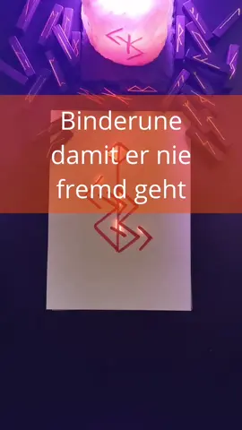 A post by @greater_magic on TikTok caption: Binderune damit er nie wieder fremd geht #runenmagie #runen #binderune 