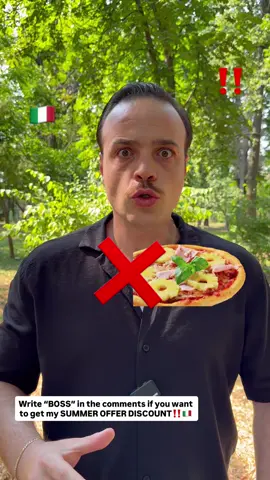 A post by @theitalianlanguageboss on TikTok caption: Email me to get my limited SUMMER OFFER DISCOUNT‼️ Boss@theitalianboss.com 