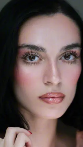 A post by @minazibayi on TikTok caption: Scandi makeup summer 🍓✨ #makeup 