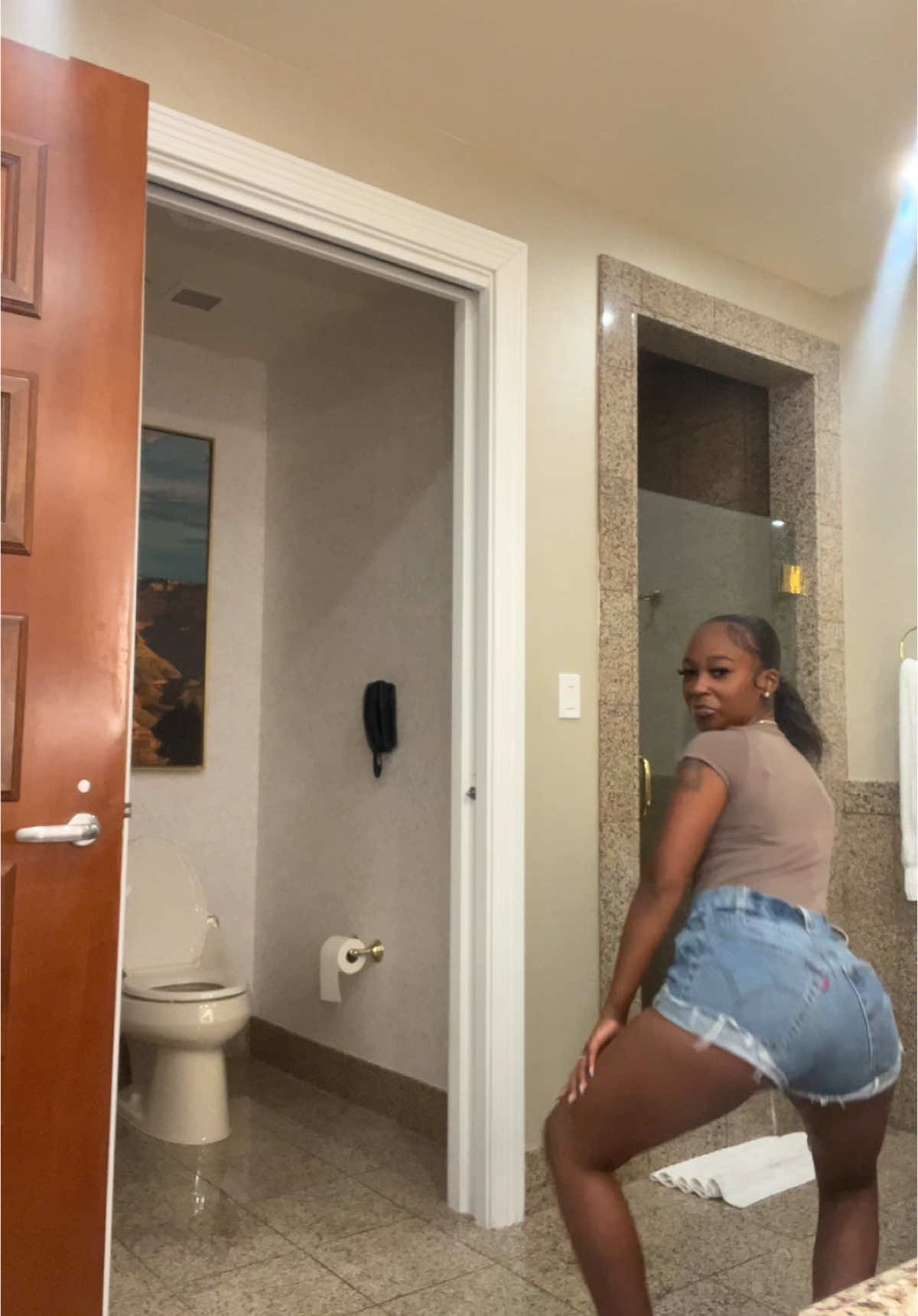 A post by @tooteezy on TikTok caption: I need everyone to go hit @EKE😈🖤 @Sexyyred new trend let's make this go viral 😛🔥 Tag Dc ‼️