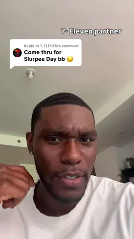 A post by @tyshonlawrence on TikTok caption: Replying to @7-ELEVEN Let’s run to 7- Eleven to get that free Slurpee for National Slurpee Day. One (1) free small Slurpee drink per customer, on 7/11/25 only. Participating locations, while supplies last  @7eleven #OnlyAt7Eleven #7ELEVEnPartner #SlurpeeDay