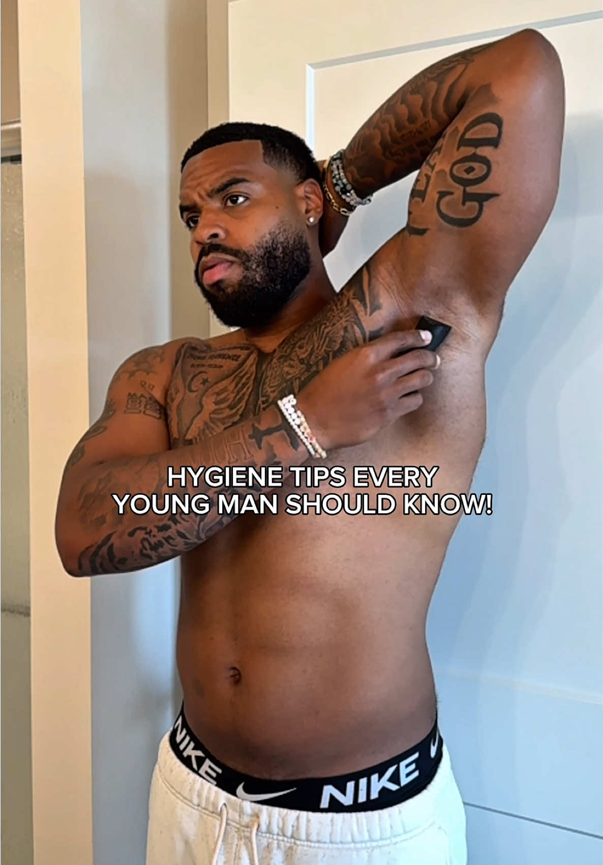 A post by @drewwalls10 on TikTok caption: Hygiene tips every young man should know! #lifestyle #drewwalls10 #fyp #hygiene 