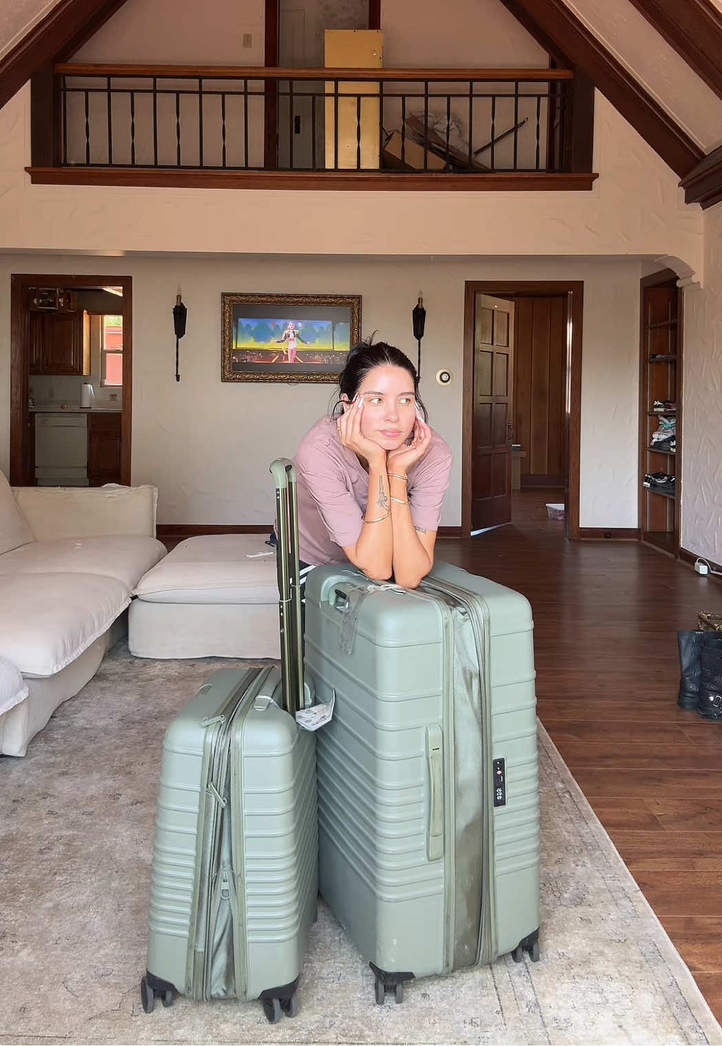 A post by @salomeandreaa on TikTok caption: Not pictured : a lot of things #fyp #packingvideo 