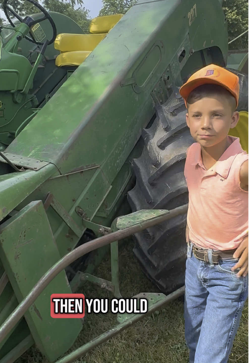 A post by @justajacksonthing on TikTok caption: It’s fair week for Whitley County Jackson has his @John Deere 4020 and 110 mower setup on the hill the fair runs from the 11th-17th . Jackson’s favorite place is probably the hill and ag museum #justajacksonthing #farm #fyp #makefarmingfun #farmlife #futurefarmer #fair #oldschool 