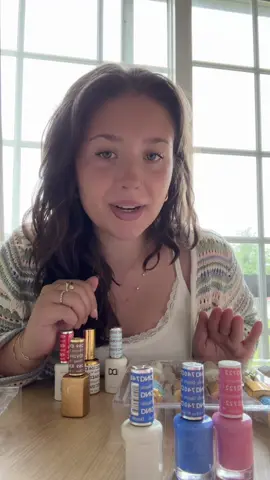 A post by @addie_mccracken123 on TikTok caption: My best work yet all thanks to @dndgel <3 This is your sign to do your nails at home- You can use my code: ADDIE for 40% off! #DNDGelPolish #DNDGel #DNDGelPartner