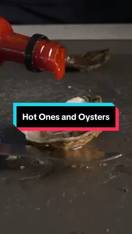 A post by @by_the_water on TikTok caption: Hot Ones on an Oyster? #seafood #hotones #oysters 