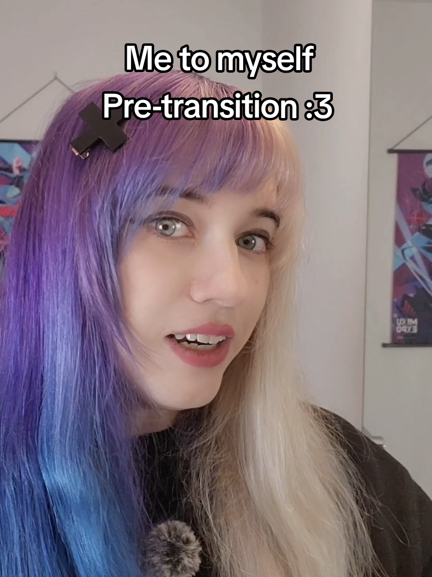 A post by @cosplaycatkitty on TikTok caption: I wasn't... Repressed that's crazyyyy.... Finally got around to remaking this meme I made last year but now to include transmascs :3 #trans #transfem #transmasc #Transgender #mtf #ftm #lgbt #lgbtq #transition #ComingOut #closeted #transtimeline #hrt  #🏳️‍⚧️ 