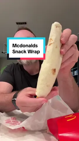A post by @anidaslajaunie on TikTok caption: The Snack Wrap is back!! #mcdonalds #snackwrap #mukbang #eatwithme 