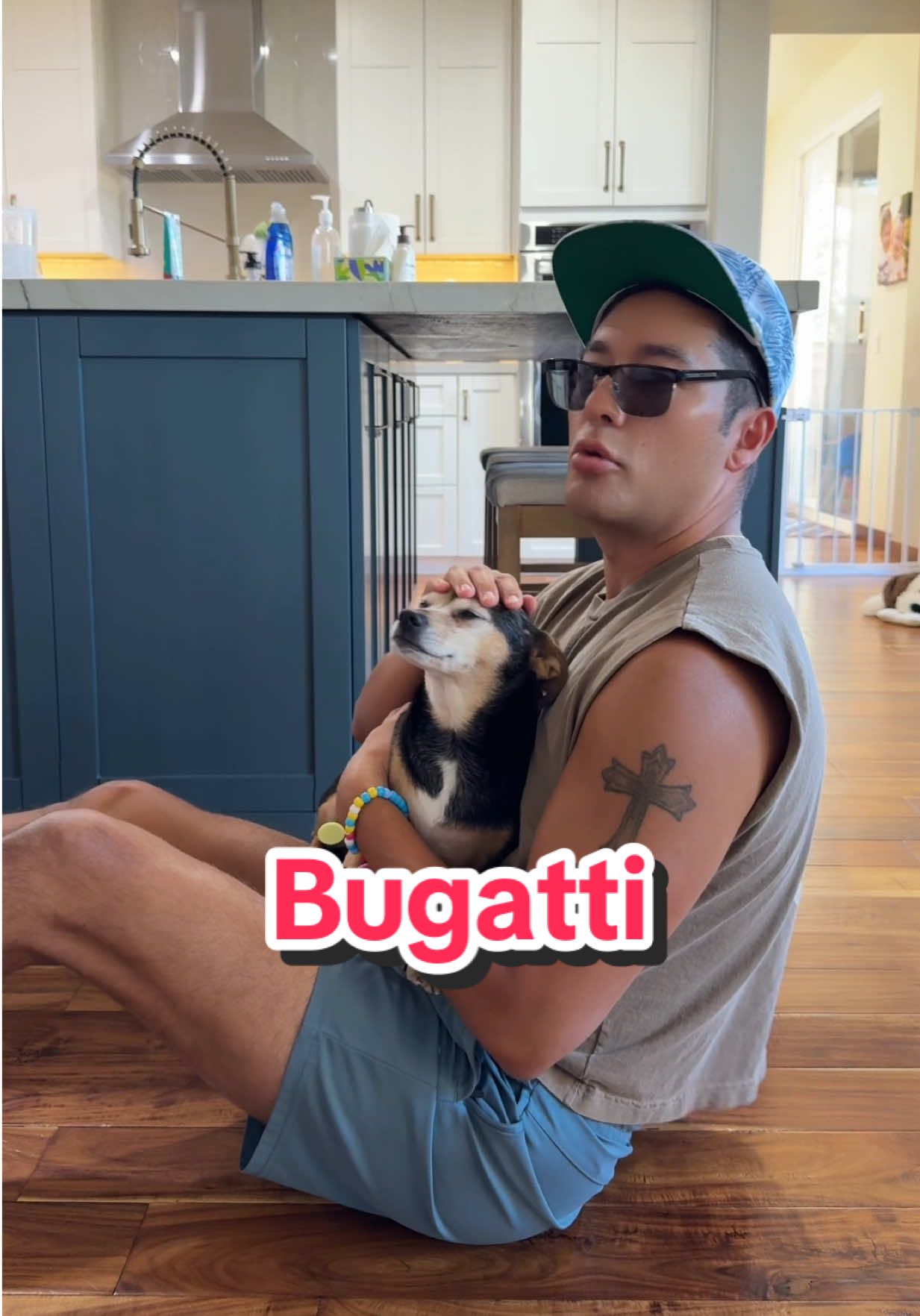 A post by @athomewithbryan on TikTok caption: If you stay ready, you don’t have to Bugatti 😎 