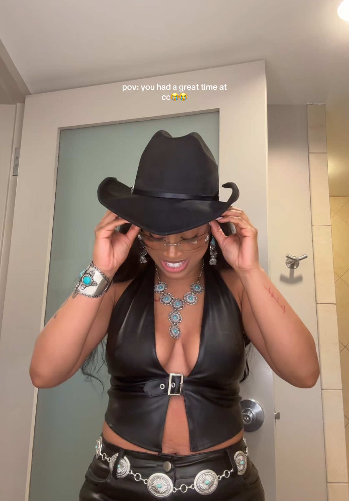 A post by @aaliyahgiselle1 on TikTok caption: #foryoupage #foryou #fyp #cowboycarter 