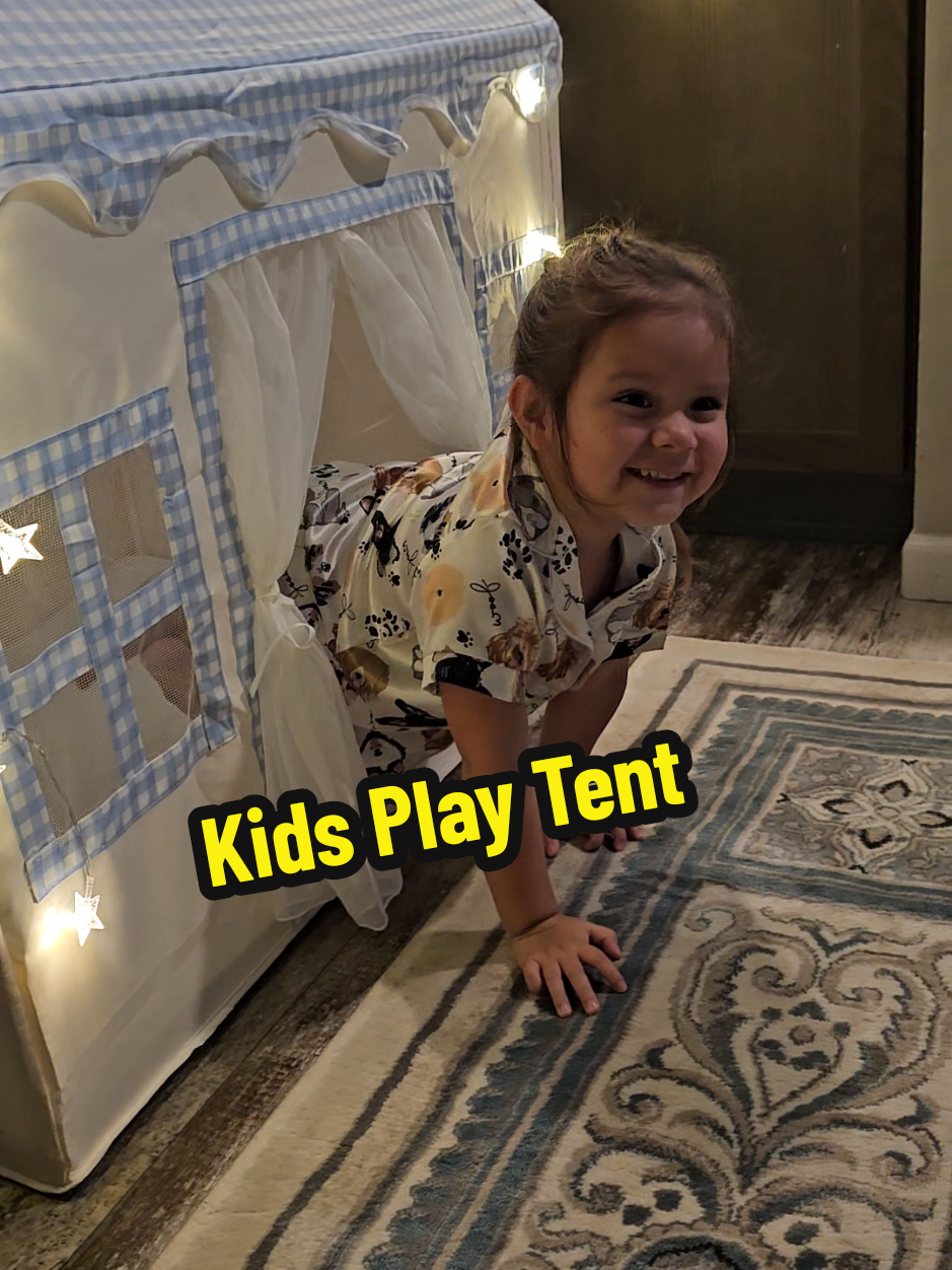 A post by @chrizh93 on TikTok caption: Kids Play Tent @Sarita&ChrisHudson #playtent #kidstent #kidsplaytent #tent #foryou #fypシ #fyp #paratii #fy #foryoupage #viralvideo #foru #viral #tiktok #tiktokshop #tiktokshopping 