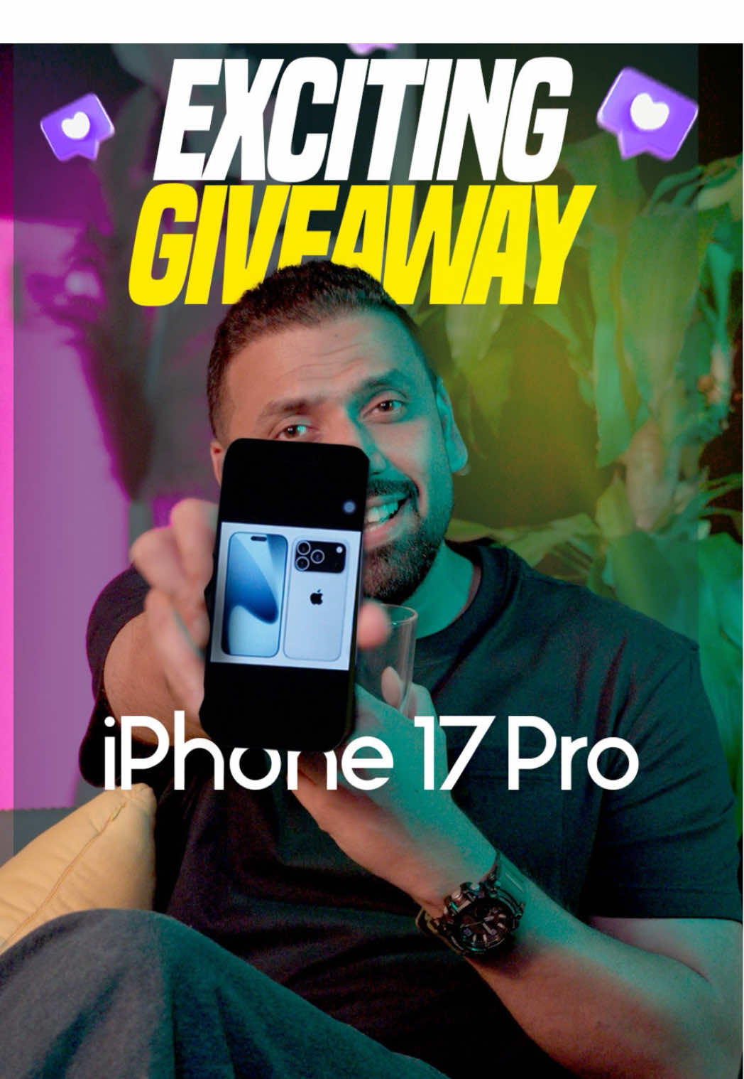 A post by @wanderingfoodie on TikTok caption: 🎉🎊 Celebrating Lyka Holidays’ 1st Anniversary 🎊🎉And YES, we’re giving away the brand new iPhone 17 Pro! 📱💥 Want to be the lucky one to unbox it first? 🤩 🌍 Open Worldwide — Everyone’s invited! — ✨ How to Enter (Just 3 Simple Steps): 1️⃣ Follow @wanderingg_foodie & @lykaholidays 2️⃣ Drop a ❤️ in the comments 3️⃣ (Optional but powerful) Share this post to your story and tag @lykaholidays 🔒 If your account is private, send us the story screenshot via DM after 24 hours 🎯 Want to boost your chances? Tag your friends who’d love to win too! The more you TAG, COMMENT & SHARE, the higher your chances of winning! 📈🔥 High engagement = High chance to win! 💯 — ⚠️ Important Disclaimers & Terms: 📌 This giveaway is in no way sponsored, endorsed, or administered by Instagram or Apple. 📌 By entering, you confirm you are 13+ years old, release Instagram of responsibility, and agree to Instagram’s terms of use. 📌 No purchase necessary. Void where prohibited by law. 📌 A full list of official rules and terms can be provided upon request. Big thanks to our incredible InstaFam for all the love and support! 🙌 — 📅 Deadline: Will be announced once Apple confirms the iPhone 17 Pro launch date. Stay tuned! 🔔 🏆 Winner Announcement: On the same day the iPhone 17 Pro hits the market! Winner will be randomly selected using a giveaway generator tool 🎰 — 🎁 GOOD LUCK TO ALL! Stay connected for more travel & food updates via Reels, Stories, and YouTube! Follow @wanderingg_foodie 💛 #WinWithLykaHolidays #iPhone17Pro #Giveaway #LykaTurnsOne #TravelWithLyka     