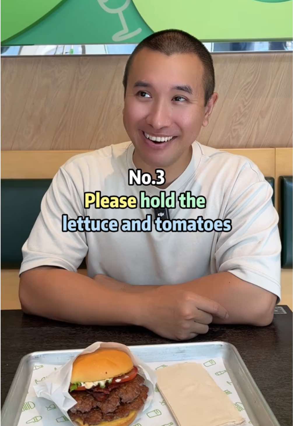 A post by @jonpengenglish on TikTok caption: Useful Restaurant English: Learn useful phrases about ordering a hamburger, asking for the menu, and much more! #english #learnenglish #englishteacher