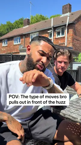A post by @tonksta on TikTok caption: Why bro gotta act like that infront of the huzz 😭😭 #fyp #relatable 