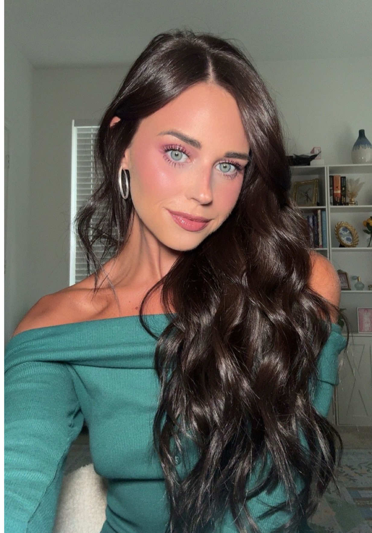 A post by @lydiahickman on TikTok caption: Obsessed with this glam! @DIBSBEAUTY @Pat McGrath Labs @Natasha Denona @Huda Beauty @Thrive Causemetics @Charlotte Tilbury @tarte cosmetics @pointofview @Clarins USA 