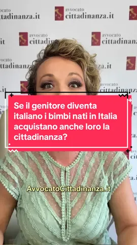 A post by @avvocatocittadinanza.it on TikTok caption: Se il genitore diventa italiano i bimbi nati in Italia acquistano anche loro la cittadinanza? Cittadinanza senza rischi inutili! Un intero team di avvocati su ogni singola pratica di cittadinanza per risultati veloci e sicuri 🇮🇹 Prendi appuntamento nei nostri studi di Milano, Roma, Napoli, Firenze, Torino, Bologna, Verona, Genova o prenota una consulenza online. 👉 Per un appuntamento clicca LINK IN BIO 📞 oppure chiama il 3394136492 attivo dal lunedì al venerdì dalle ore 10 alle 13 e dalle ore 14 alle 19