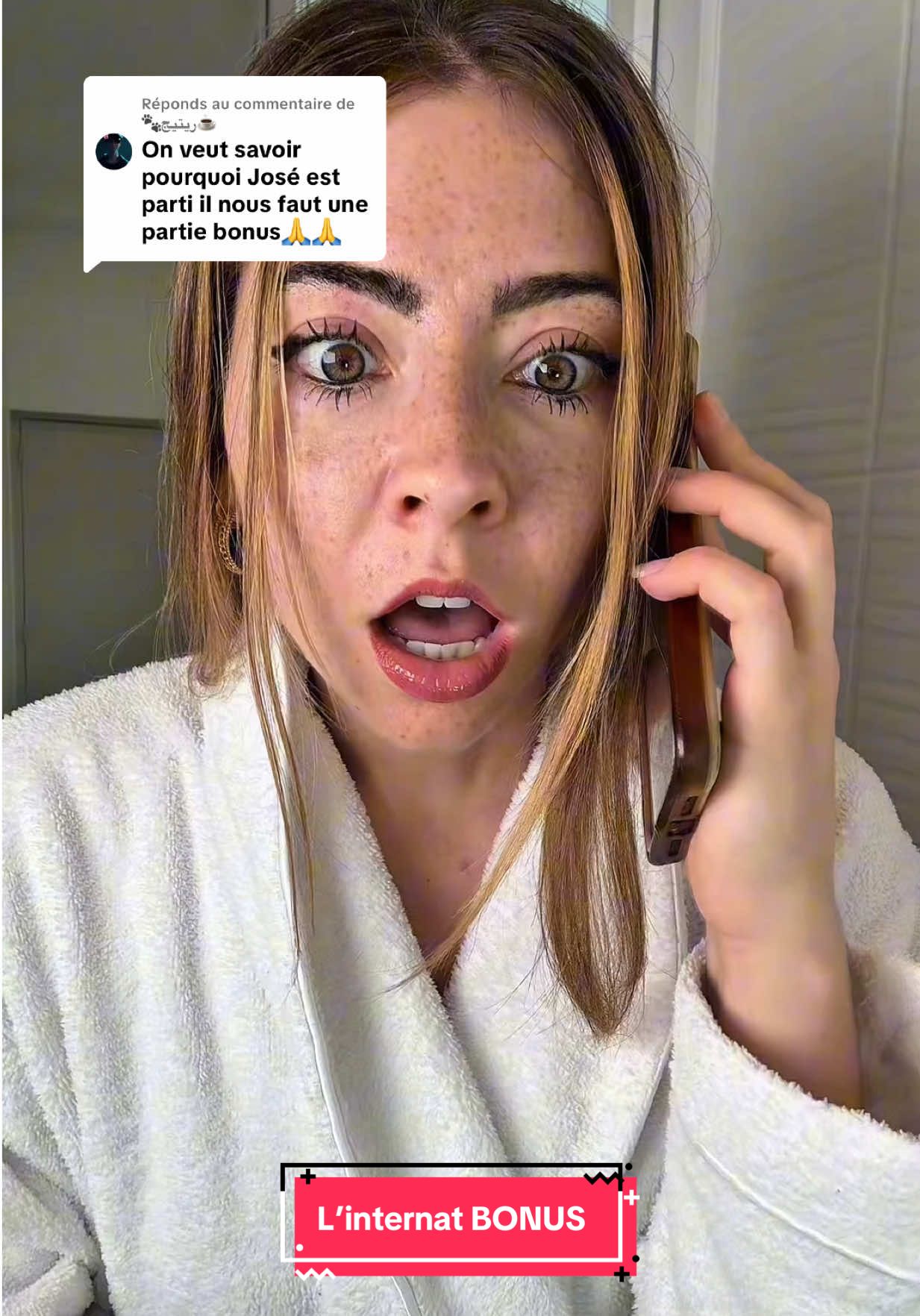 A post by @shayvise on TikTok caption: Réponse à @🐾ريتيج☕️ Vous me l’avez beaucoup demandé … la voici 🤣🤣 En lisant vos théories sur le départ de José, je me suis dit qu’une petite révélation ferait pas de mal 🤣 Un petit peu de suspense 😈 #humour #pourtoi #foryou 