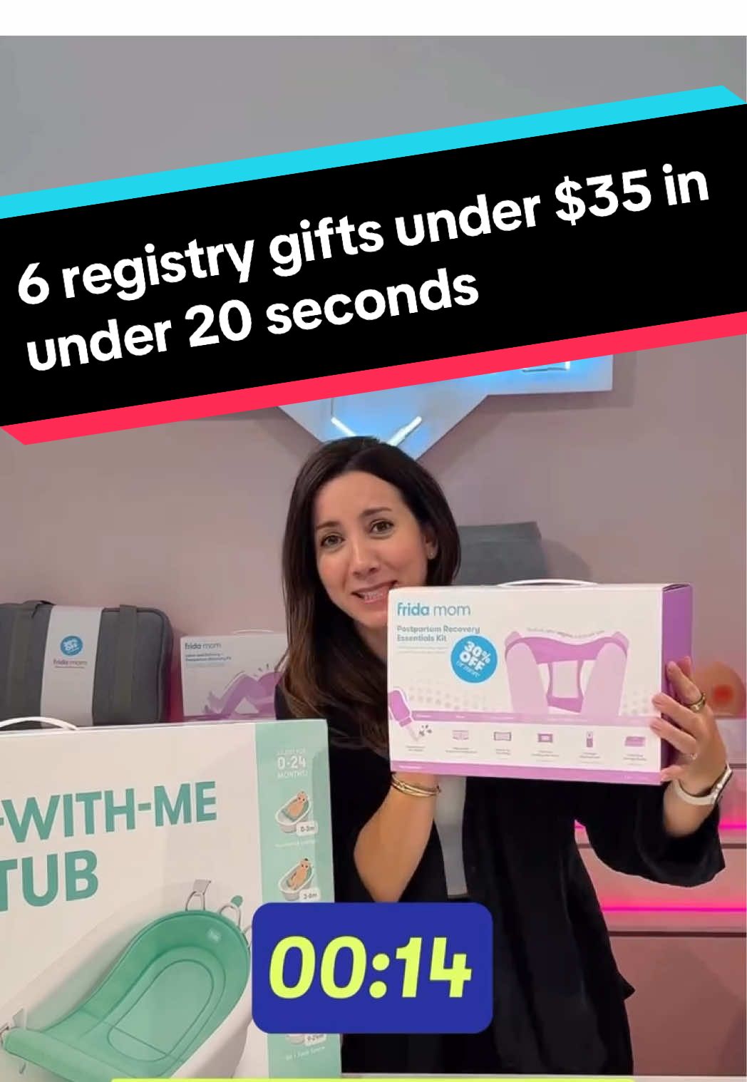 A post by @fridababy on TikTok caption: Still recovering from taking a kit to the face ❤️‍🩹 Which deal are you catching before they’re gone?? #babyessentials #postpartumjourney #postpartumessentials #parentinghumor #funny #babymusthaves 