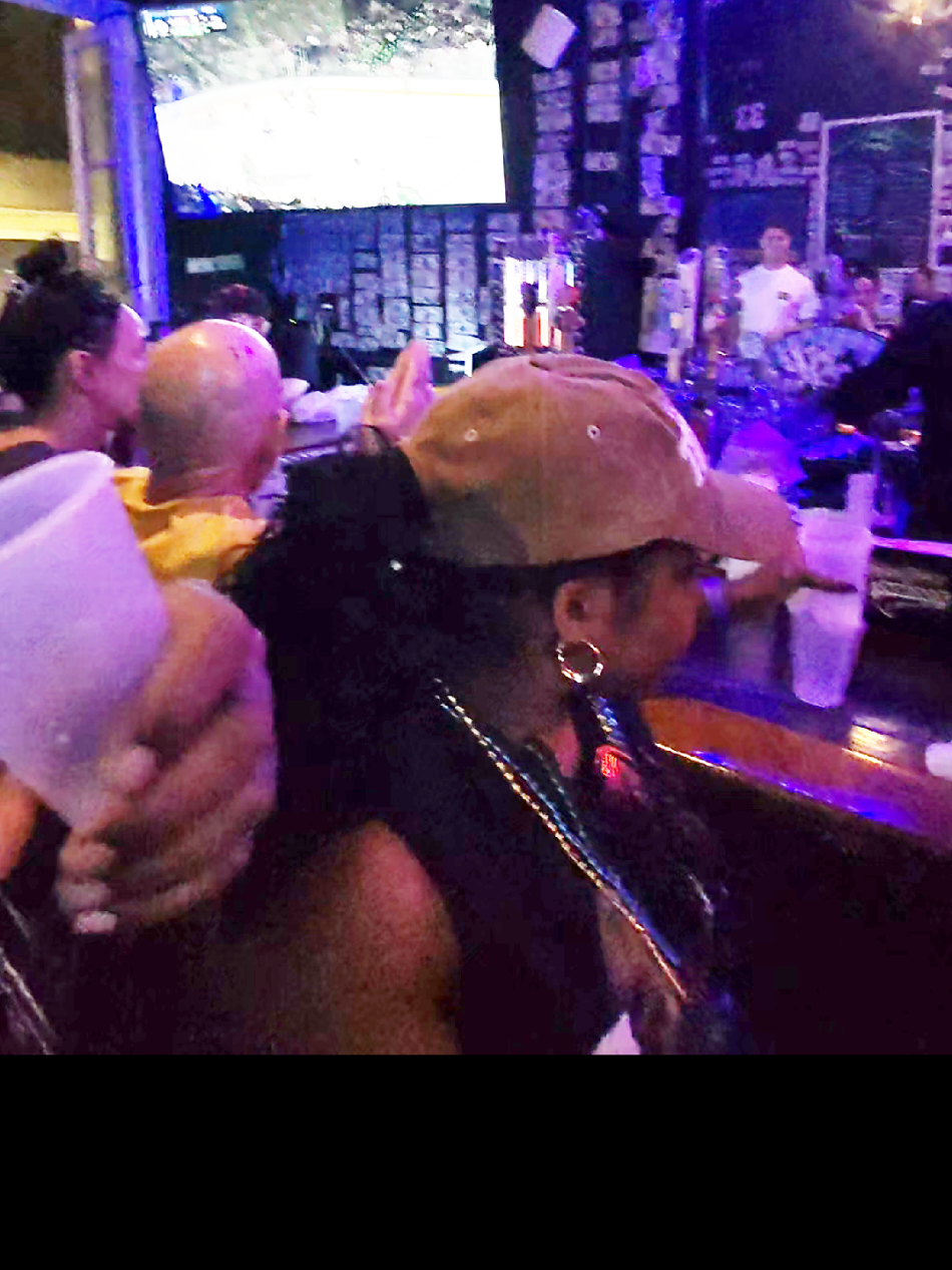 A post by @shantons7 on TikTok caption: The look of disgust is absolutely sending me lmaooo #neworleans #barcrawl #instantregret #fyp #shantons7 