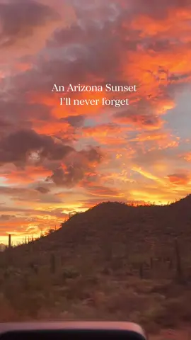 A post by @welcometoarizona on TikTok caption: Golden hour hits different in Arizona 🌅✨ ⁠Nature's masterpiece right before your eyes. Have you ever seen a sunset like this? 😍 ⁠ credit: @starrrpass  ⁠ #WelcomeToArizona #ArizonaSunsets #GoldenHourMagic #DesertViews #TravelArizona #NatureLovers  Best places to watch the sunset