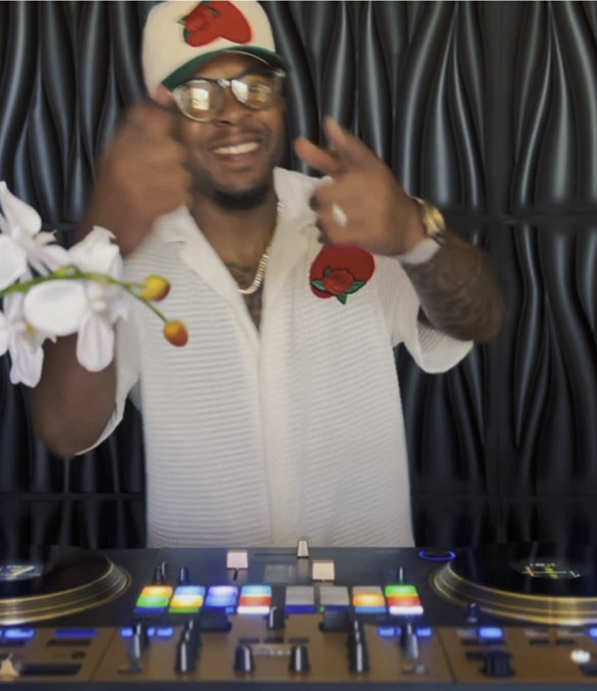A post by @djbowtie214 on TikTok caption: Don’t be the only one caught up. Tag somebody. Be messy 😂😂😂.  #concertdj #djbowtie #BowTieVibes #traveldj #clublivingroom #destinationdj #fyp #djlife #BowTie #destinationdj🌏 #weddingday #bride #WeddingSeason #destinationwedding 
