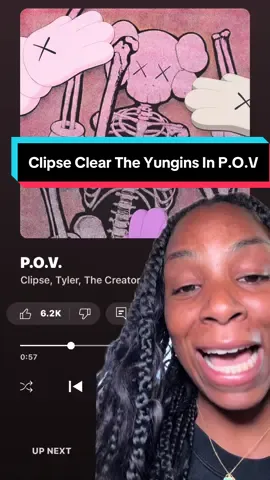 A post by @nosyforreal on TikTok caption: #greenscreenvideo #magiefondvert people are asking why #kaicenat didn’t review #clipse new album but did #justinbieber I think it was the one line about #streamers 🤣🤣🤣🤣 #letgodsortthemout 