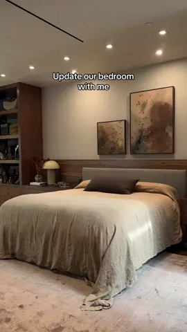 A post by @taniasarin on TikTok caption: The art made ALL the difference! #roomtransformation #interior #homedecor #hometiktok #roomtour #bedroomdesign #interiordesign #homeinspo 