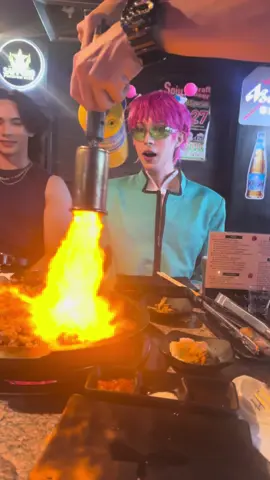 A post by @allthepotsnpans on TikTok caption: baby fire reaction but it’s Saiki 