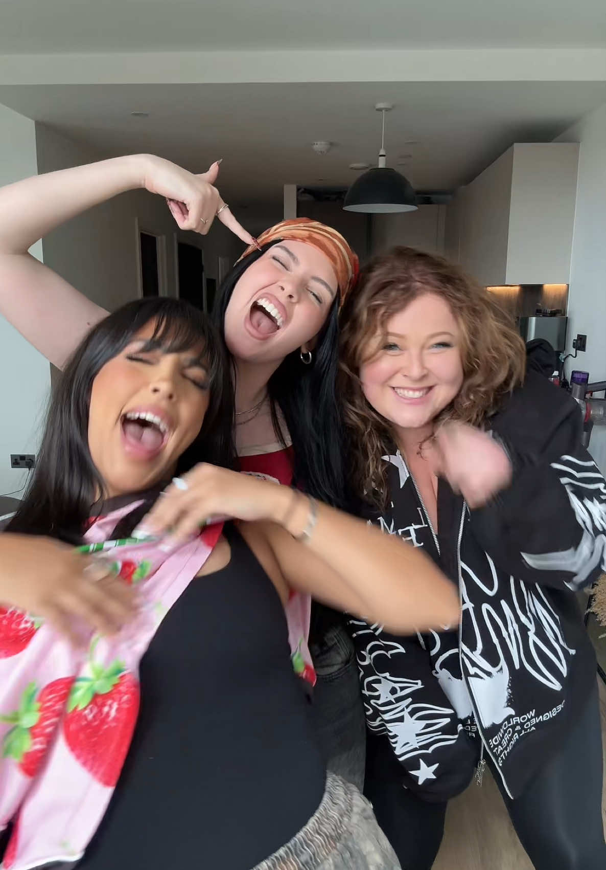 A post by @alarataneri on TikTok caption: You can’t sit with us 😂 @Chloe Taylor @Rae Hume #fyp 