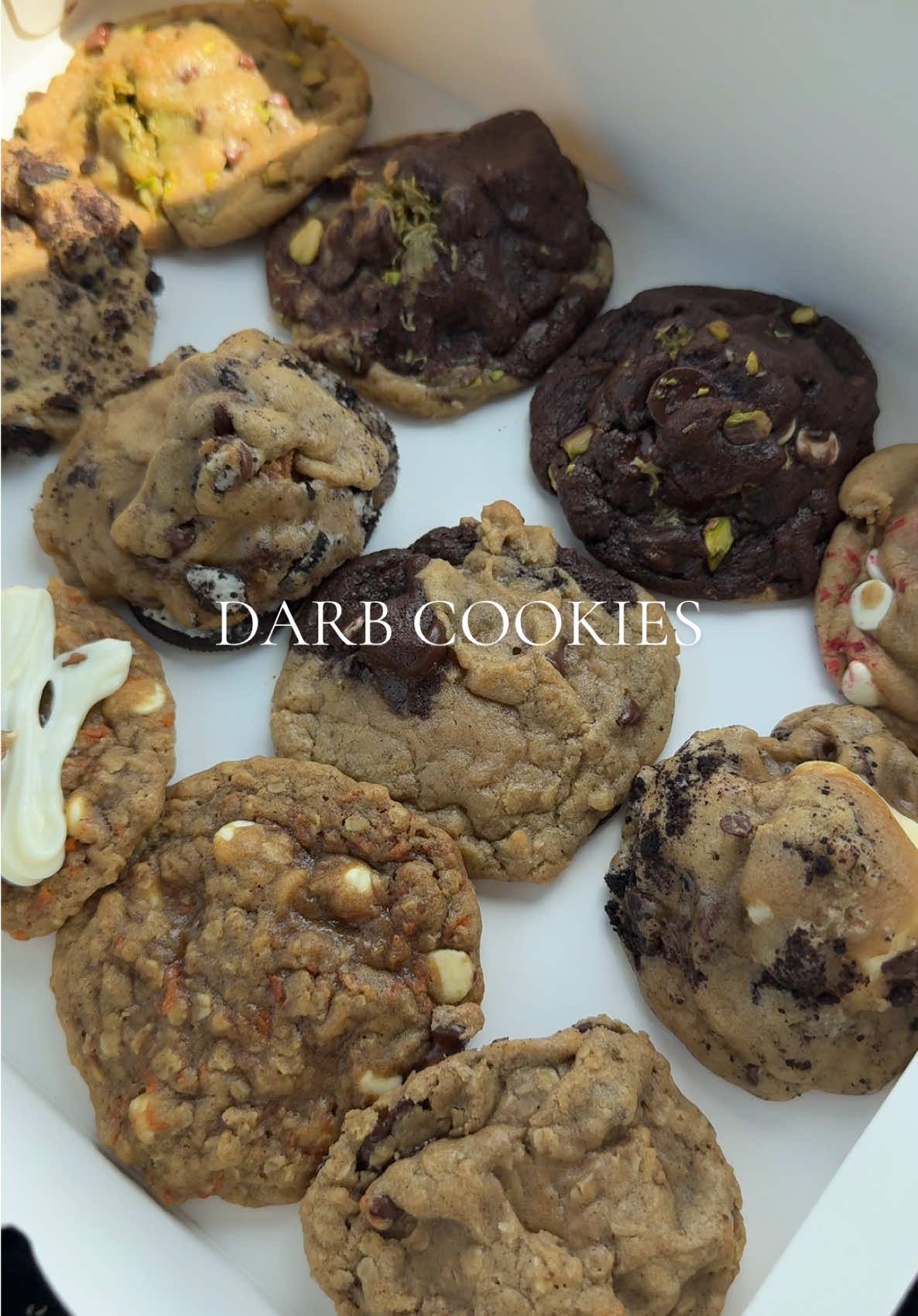 A post by @sharmineats on TikTok caption: @Walayah ARE THE BEST cookies in town, hands down!! She’s home based in Hamtramck, Michigan!  #fyp #cookies #dubaichocolate #SmallBusiness #review #tastetest #desserttiktok #cookielover 