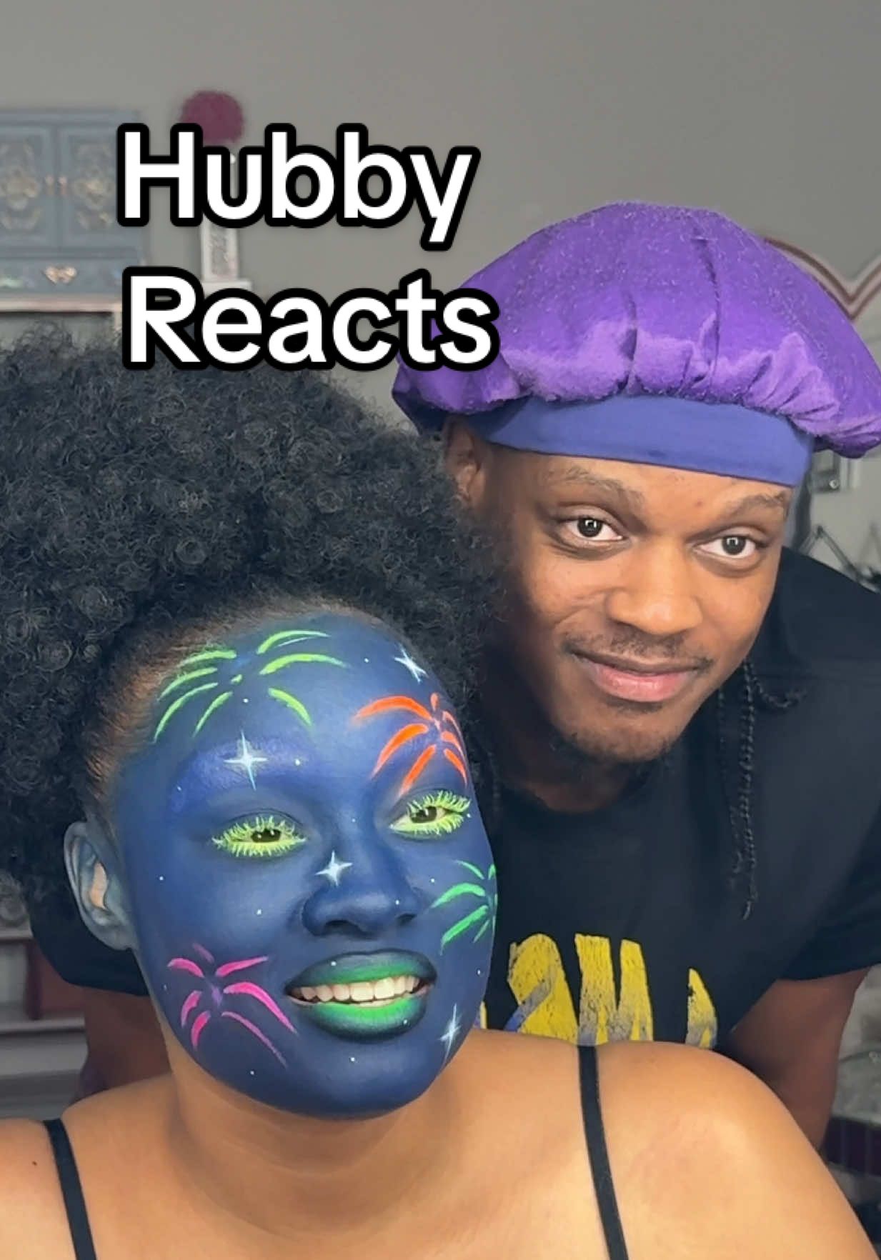 A post by @beatsbydeb on TikTok caption: he knew it was a rushed job but he still gave me props😂🫶🏽 #hubbyreacts 