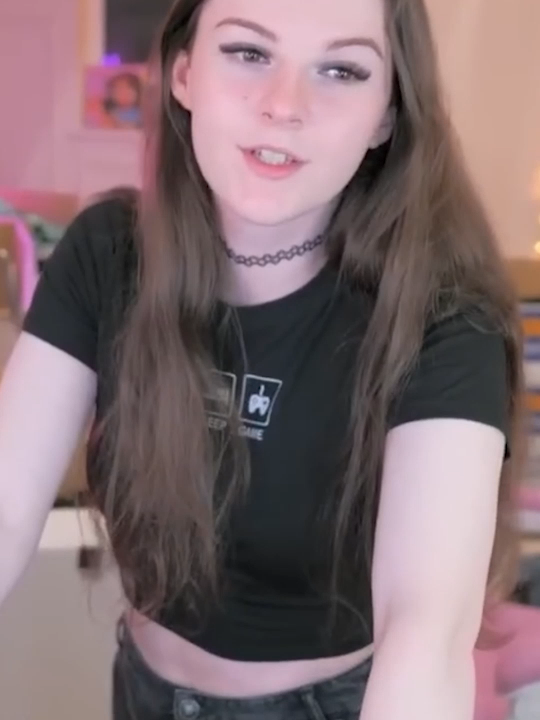 A post by @rose_e_evergreen on TikTok caption: F1nn5ter would do this #f1nn5ter #finnster #trans #finnstergirl #hrt #crossdresser #streamer #crossdressing #f1nn #lgbt #streamergirl #twitchcon #bi @f1nn5terlive