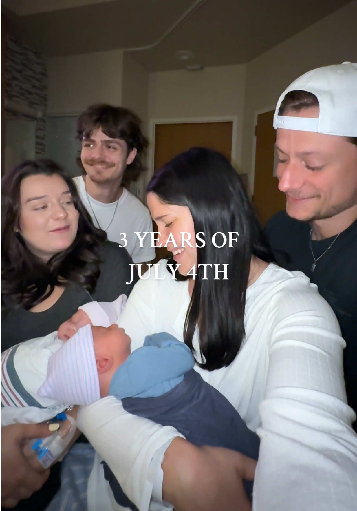 A post by @victoriabachlet on TikTok caption: 3 years of July 4th.. so special watching our families grow every year🥹🩵 @gracie owens @drewpow @logan wilkins 