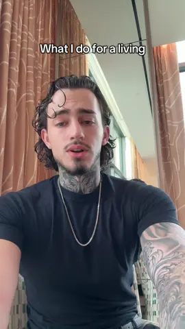 A post by @.reedwoehrle on TikTok caption: No, I am not in the mafia 😂