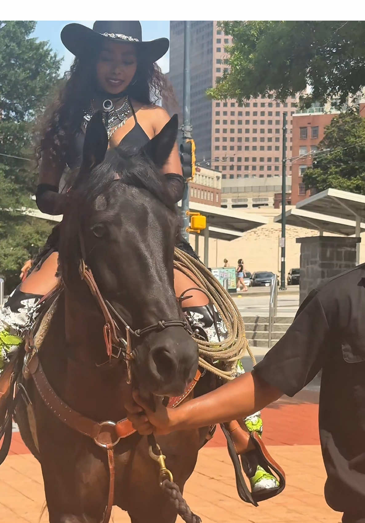 A post by @tricedavis on TikTok caption: Beyonce girl I’m on my way!  #Atl #cowboycarter  @boyton @Shan @Shavon Shanette 