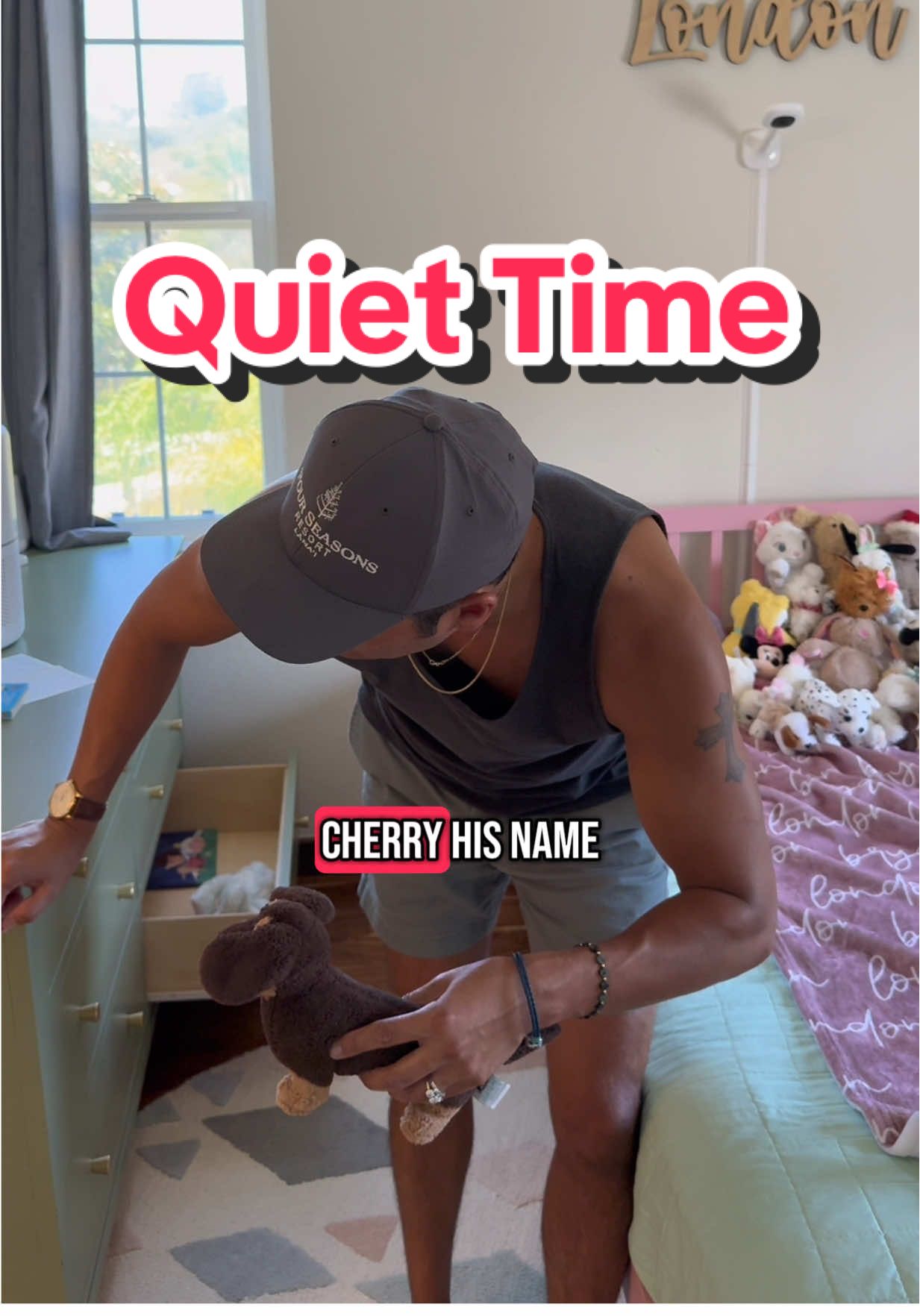 A post by @athomewithbryan on TikTok caption: It’s been a bit since I’ve shared one of my daily quiet time routines with B&L. These days, my kiddos remain separate during QT to provide independence, decompress, solo play, use their imagination or in Brecon’s case, enjoy a 90 minute nap.  #quiettime #dadlife #alonetime #positiveparenting #raisingkids #toddlerlife #dadsoftiktok #athomewithbryan 