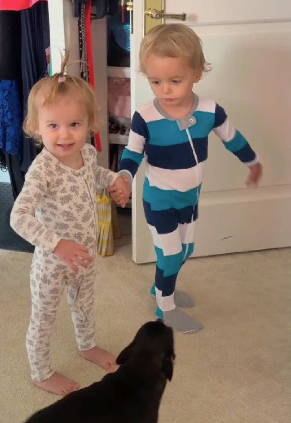 A post by @parishilton on TikTok caption: Built-in besties for life 🥰 Moments like these melt my heart 🥹 #SlivingMom 