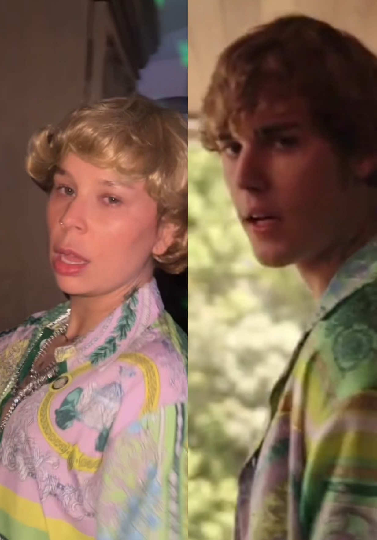 A post by @lisahenderson_ on TikTok caption: tbt to the time i was justin’s stunt double👯‍♀️ #justinbieber #jb #swag #belieber #bieberfever #newalbum #bieber 
