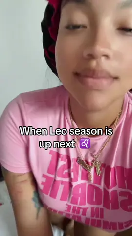 A post by @ashslayp on TikTok caption: Leo season creeping up 🔝 #leoseason 